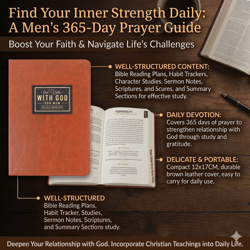 One Minute With God: 365-Day Devotional Prayer Book for Men