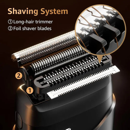 RIVENS Electric Body Hair Shaver