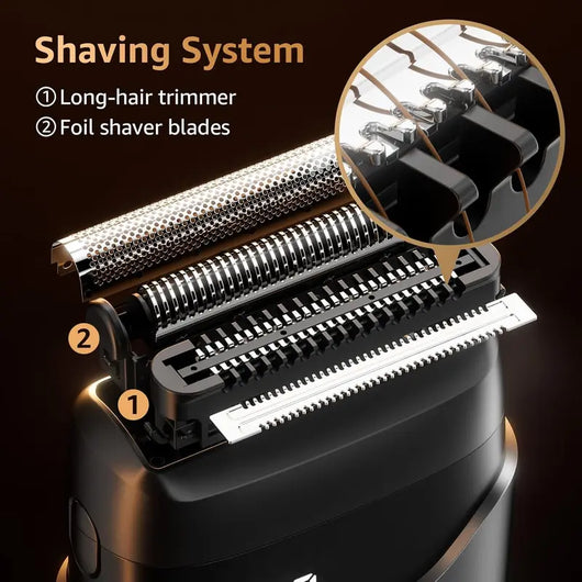 RIVENS Electric Body Hair Shaver