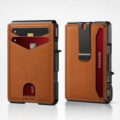 RIVENS Slim-Folding Aluminum Wallet