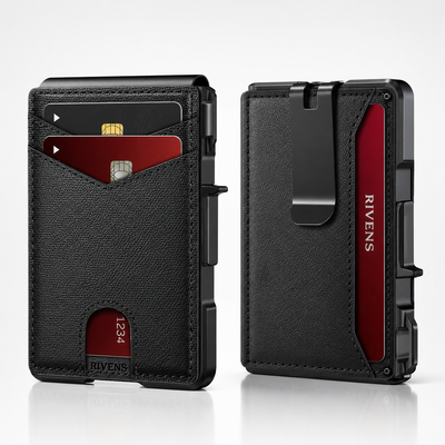 RIVENS Slim-Folding Aluminum Wallet