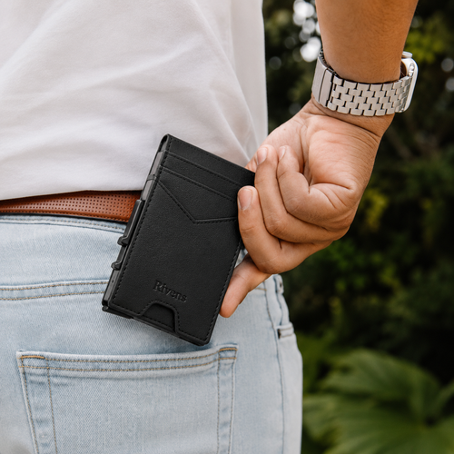 RIVENS Slim-Folding Aluminum Wallet