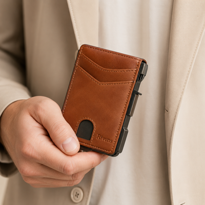 RIVENS Slim-Folding Aluminum Wallet